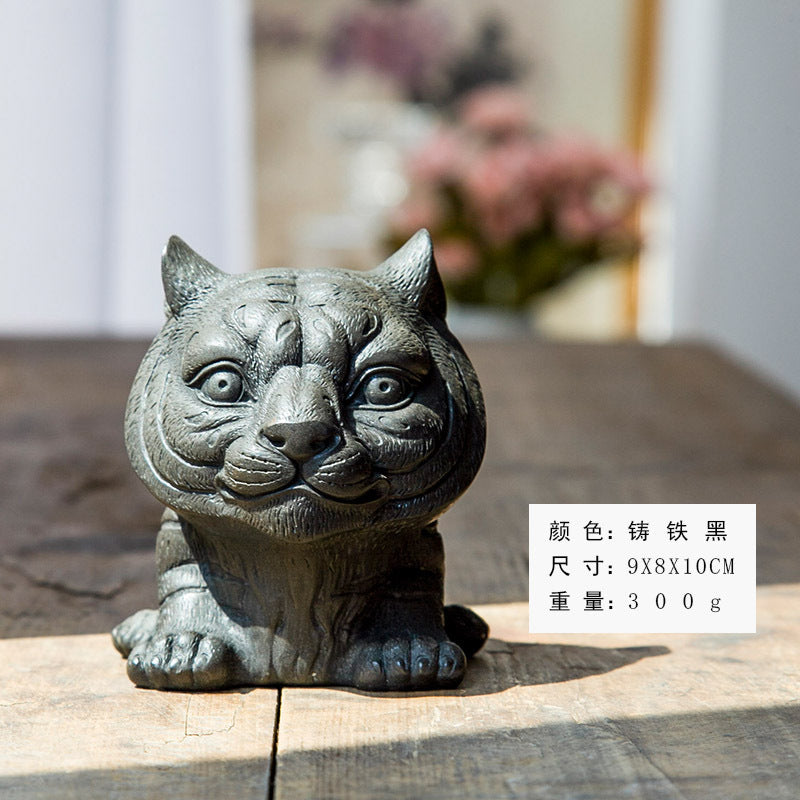 Adorable and Creative Zodiac Tiger Figurine: A Beautiful Symbol of Strength and Good Fortune
